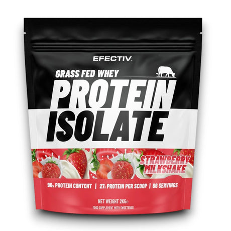 Efectiv Nutrition Grass Fed Whey Protein Isolate 2000g - gymstack.