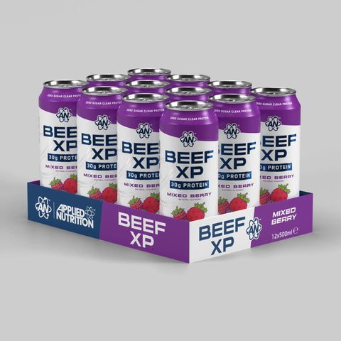 Applied Nutrition Beef XP - Mixed Berry - 12x500ml
