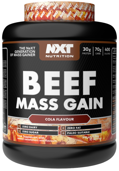 NXT Nutrition Beef Mass Gain - Cola - 3.15kg