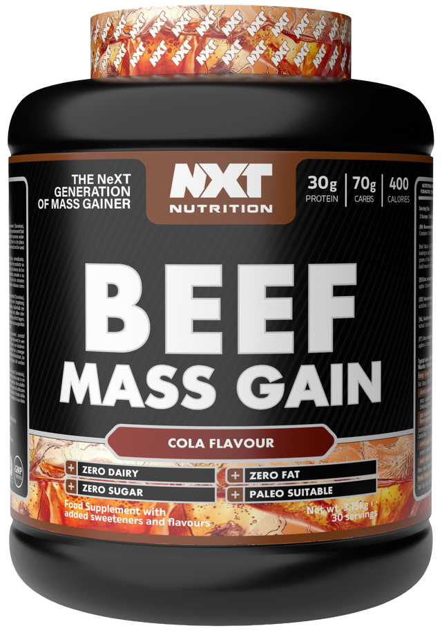 NXT Nutrition Beef Mass Gain - Cola - 3.15kg