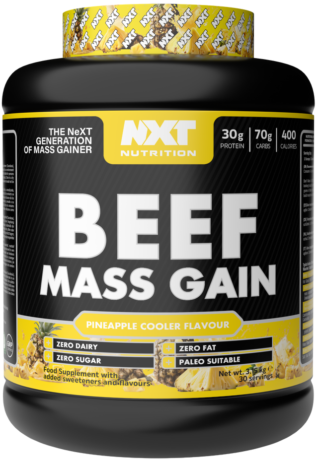 NXT Nutrition Beef Mass Gain - Pineapple - 3.15kg