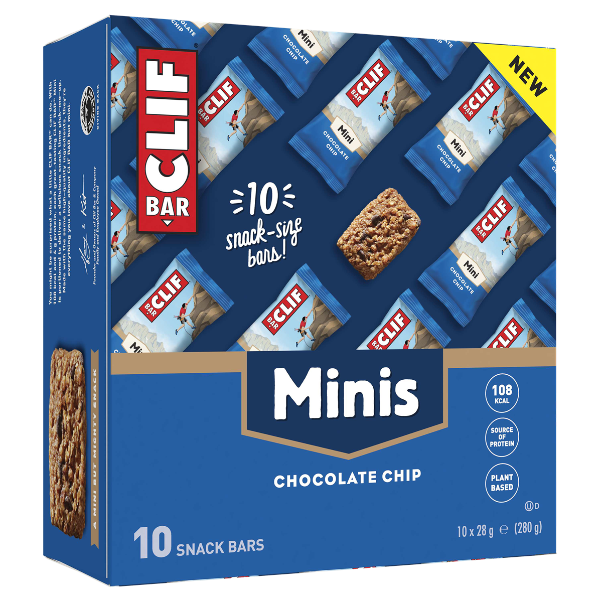 CLIF Bar Mini - Chocolate Chip - 10x28g