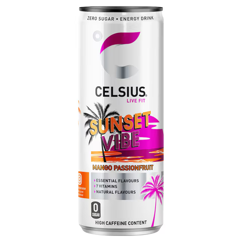 Celsius Energy Drink - Raspberry Peach - 12x355ml