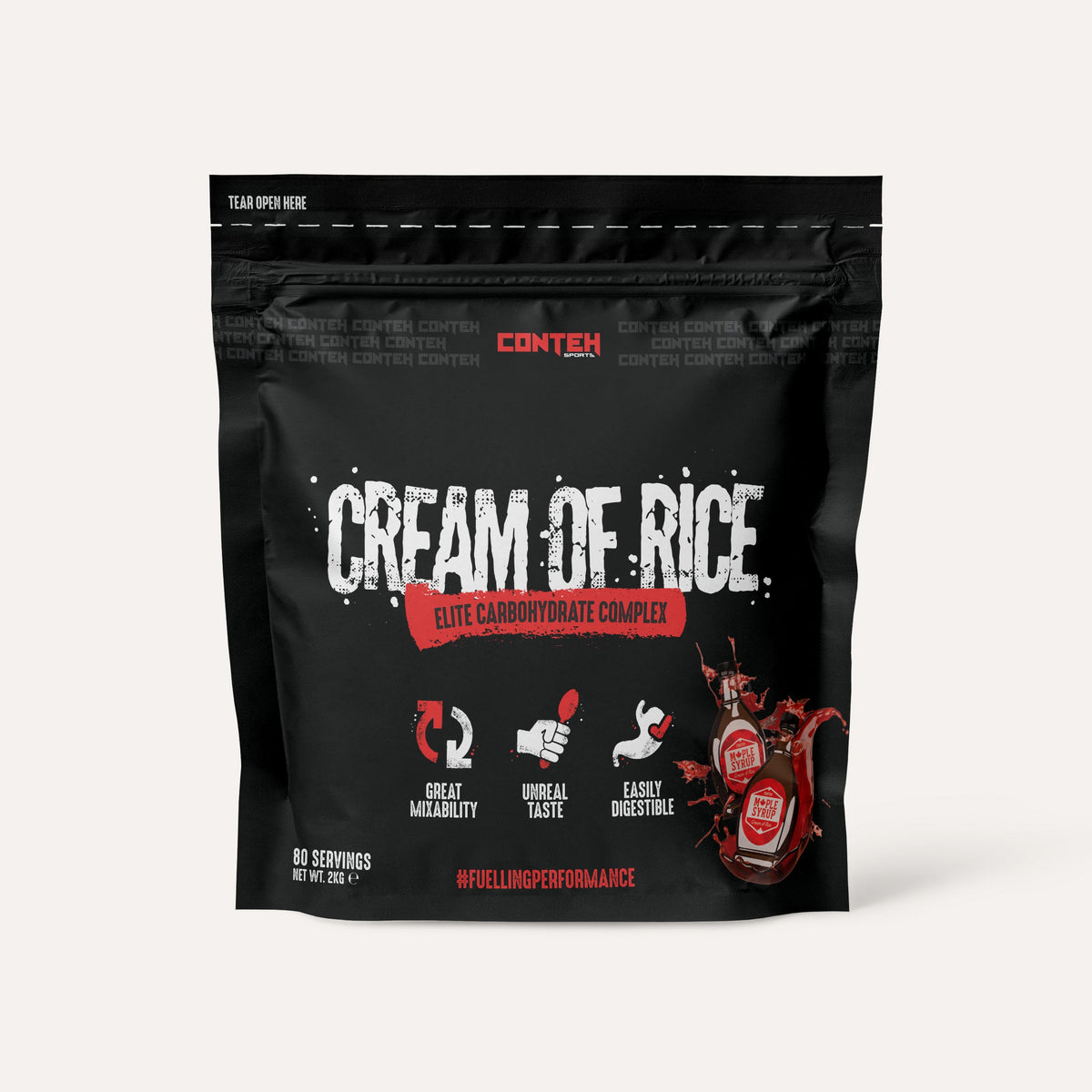 Conteh Sports Cream of Rice - Maple Syrup - 2kg
