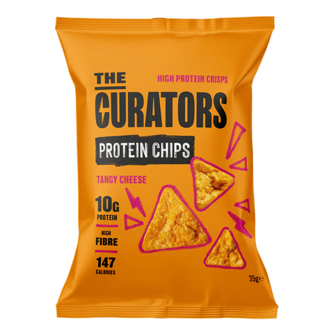 The Curators Protein Chips - Tangy Cheese - 20x35g