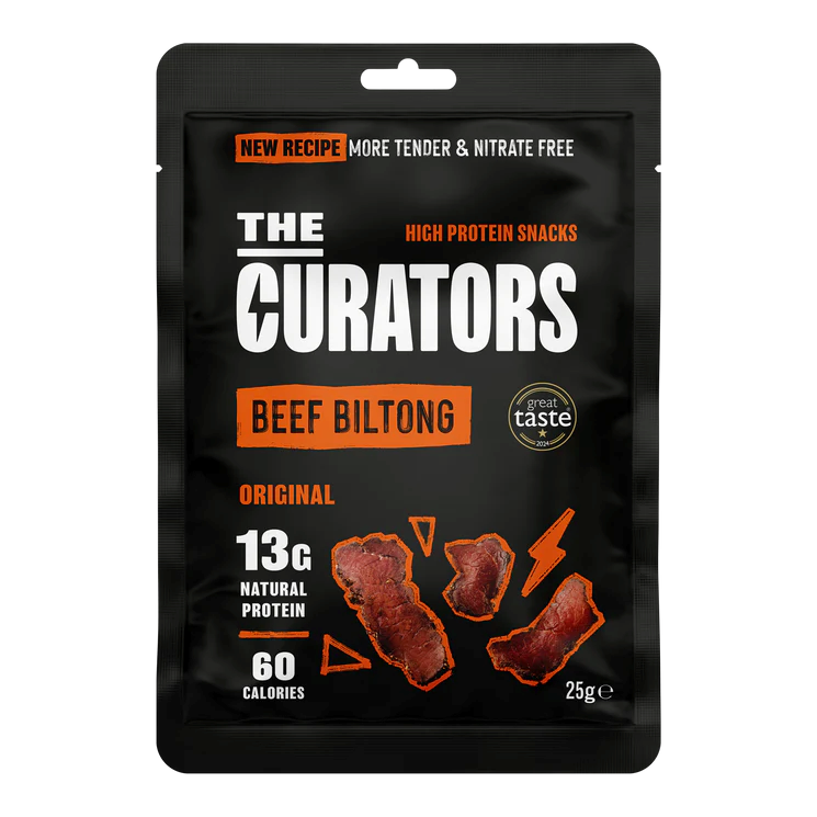 The Curators Beef Biltong - Peri Peri - 12x25g