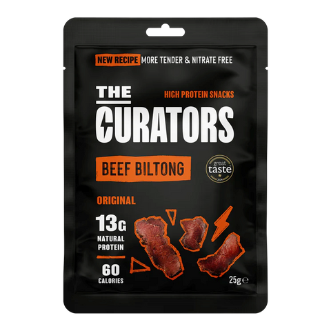 The Curators Beef Biltong - Peri Peri - 12x25g