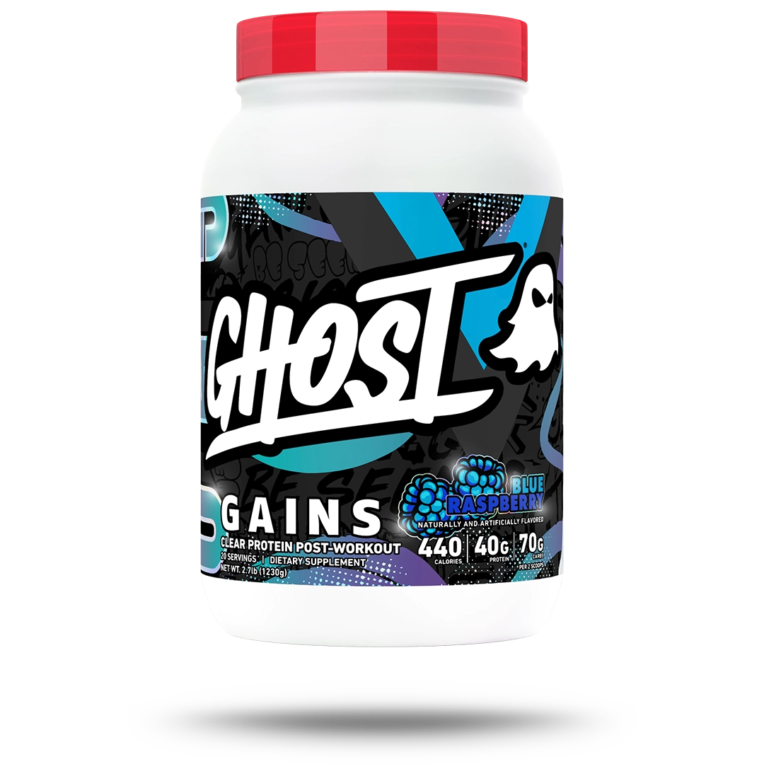 Ghost Clear Gains Protein - Blue Raspberry - 1230g
