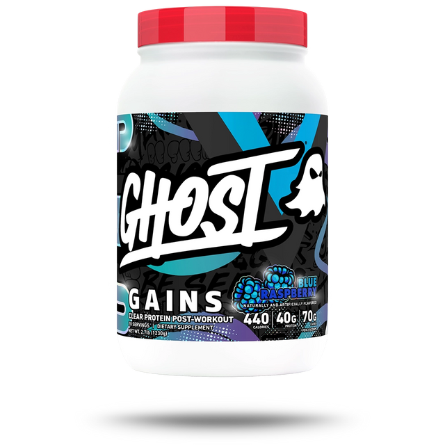 Ghost Clear Gains Protein - Blue Raspberry - 1230g