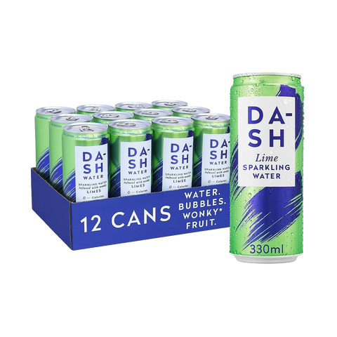 DASH Water - Lime - 12x330ml