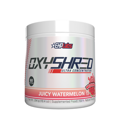 EHP Labs OxyShred Ultra Energy Drink RTD 24x355ml - Juicy Watermelon - (6x4 Pack)