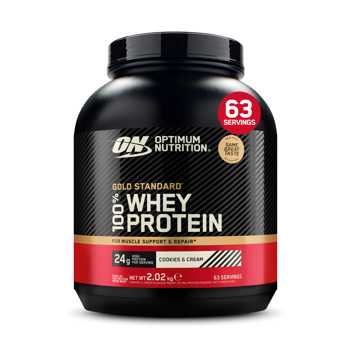 Optimum Nutrition Gold Standard 100% Whey - Cookies & Cream - 2.02kg