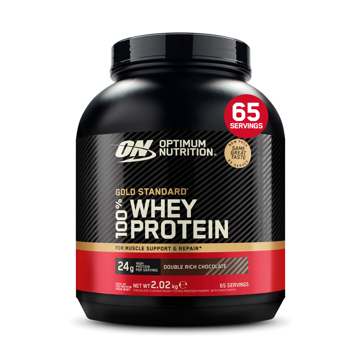 Optimum Nutrition Gold Standard 100% Whey - Double Rich Chocolate - 2.02kg