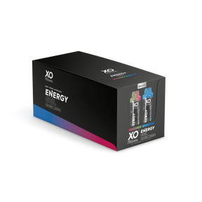 XO Fitness Gels - Strawberry & Lime / Blue Raspberry - 24x70g