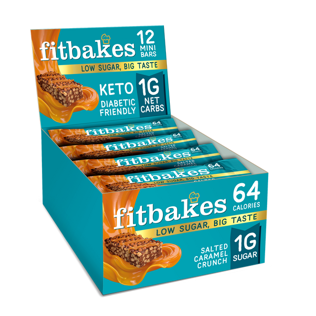 Fitbakes Crunch Bar - Choc Orange - 12x19g