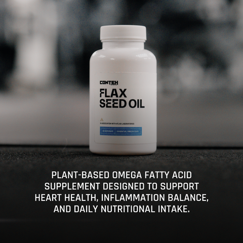 Conteh Sports Flax Seed Oil - 60 Caps