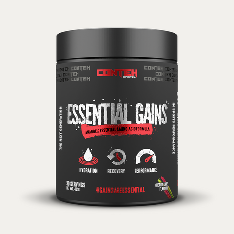 Conteh Sports Essential Gains - Cherry & Lime - 465g
