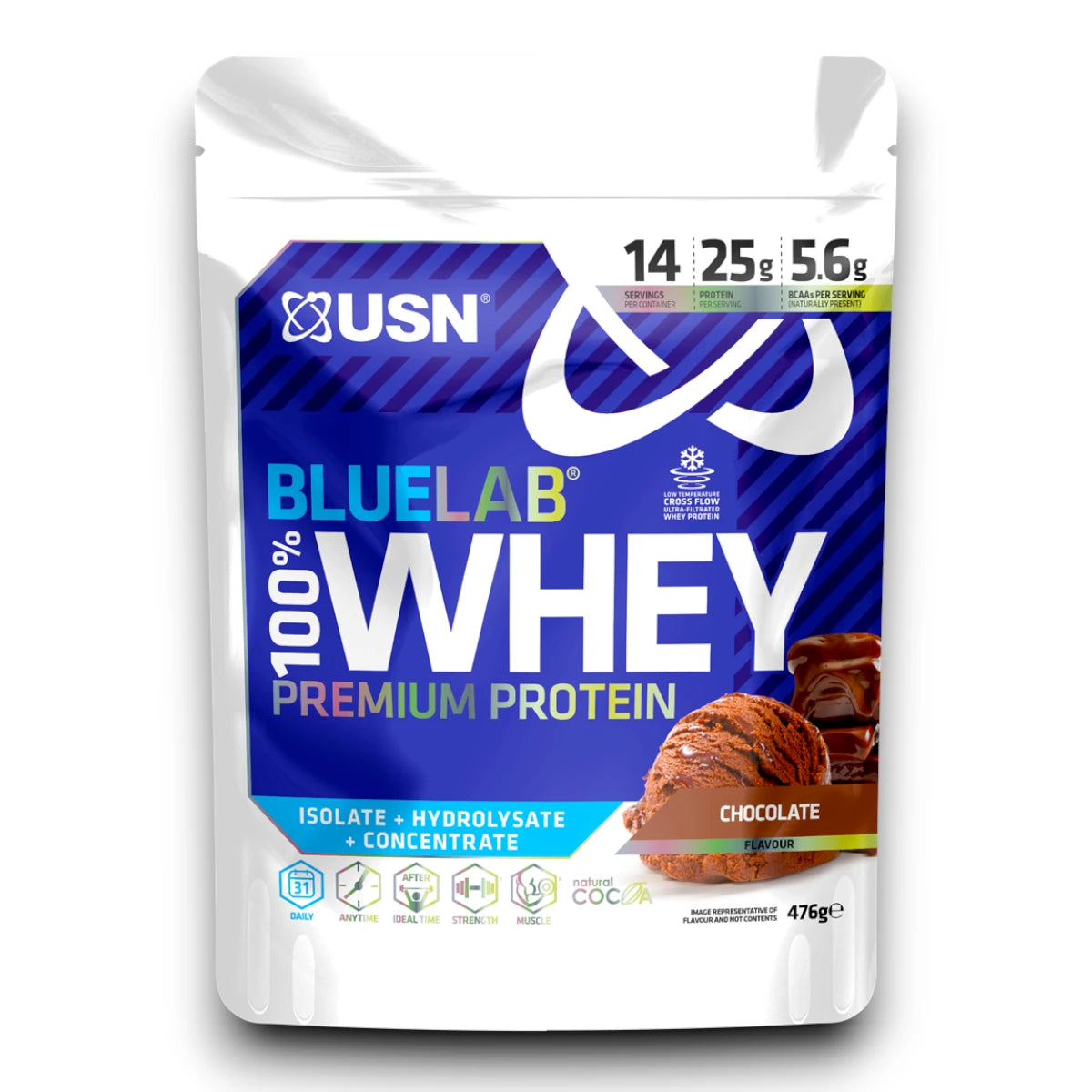 USN Blue Lab Whey 100% 476 جرام