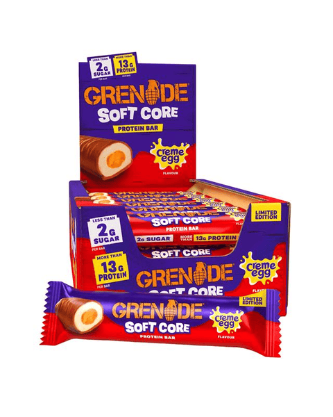 Grenade Protein Bar (Soft Core) 18x45g Creme Egg (Limited Edition) - Creme Egg - 18x45g