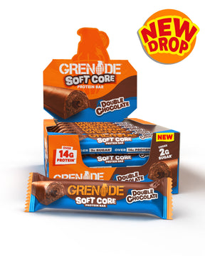 Grenade Soft Core Protein Bar - Double Chocolate - 12 x 50g