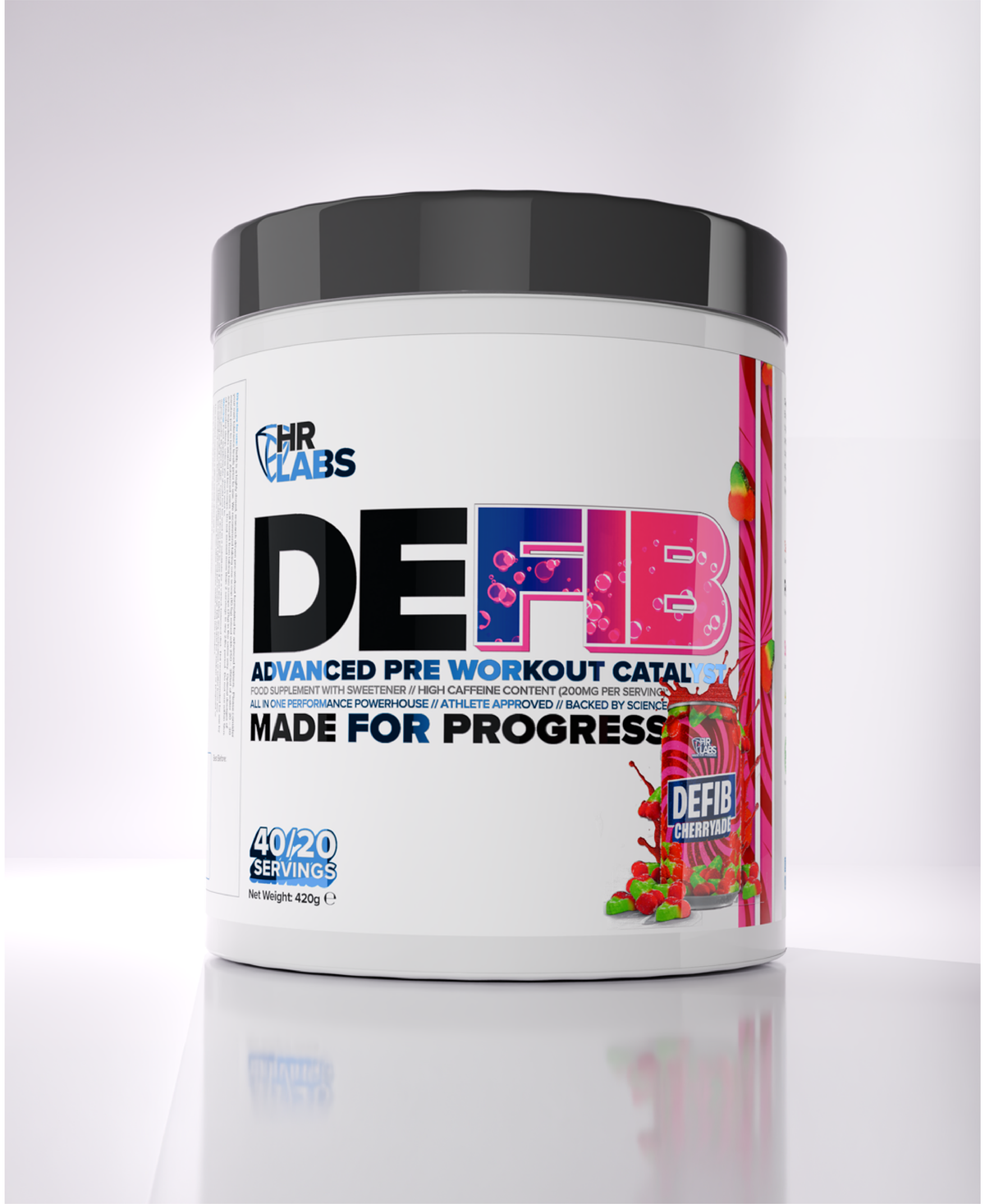 HR Labs DEFIB - Cherryade - 420g