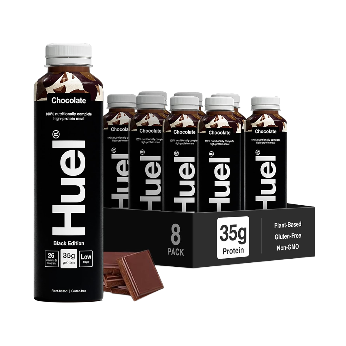 HUEL Ready-to Drink Black Edition - Blueberry - 8x500ml
