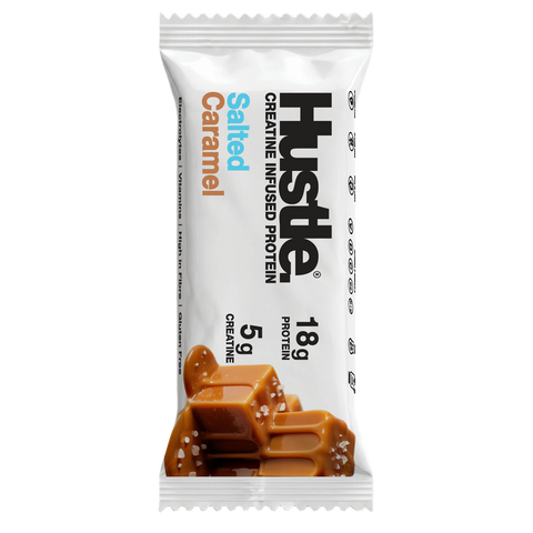 Hustle Creatine Protein Bar - Chocolate Raspberry - 12x75g