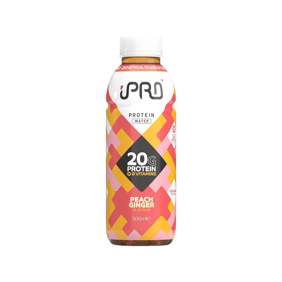 IPRO Hydrate Protein Water - Peach Ginger - 12x500ml