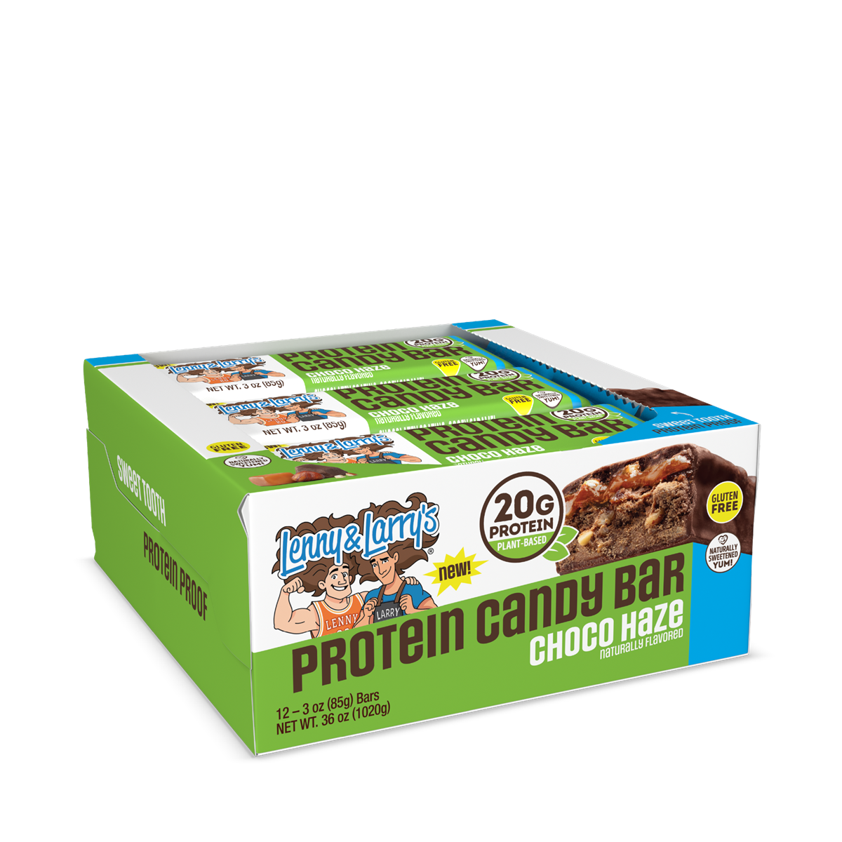 Lenny & Larrys Protein Candy Bar - Peanut Caramel - 12x85g