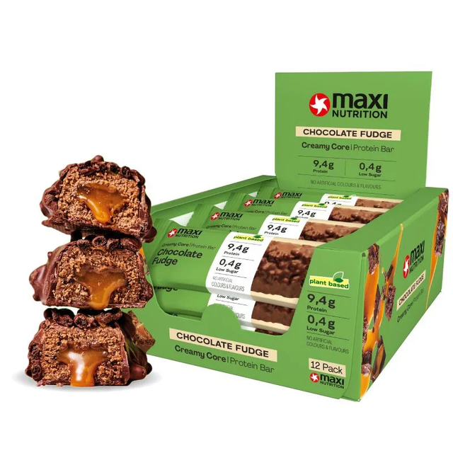 MaxiNutrition Vegan Creamy Core Bar - Chocolate Peanut Caramel - 12x45g