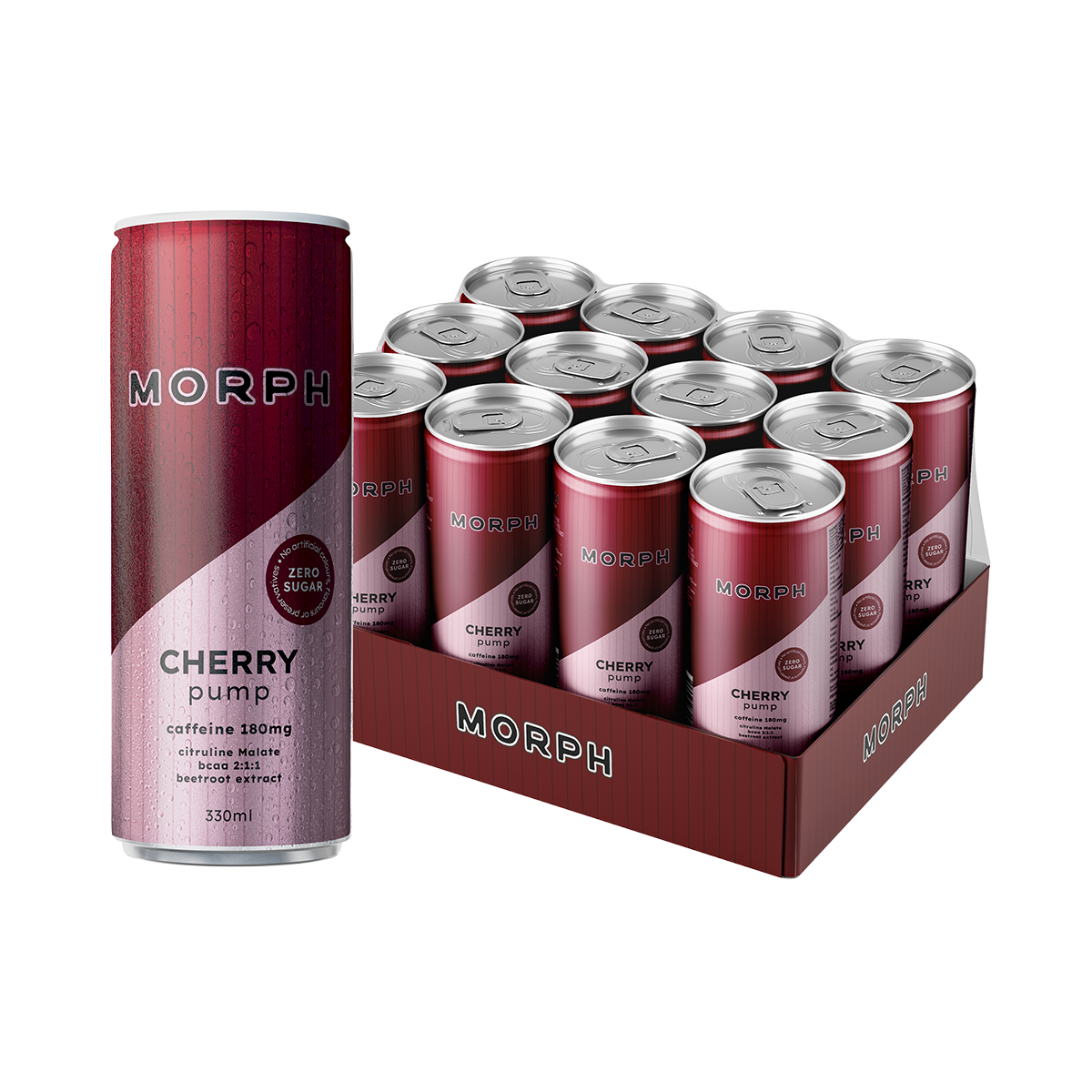 Morph Pump - Cherry - 12x330ml
