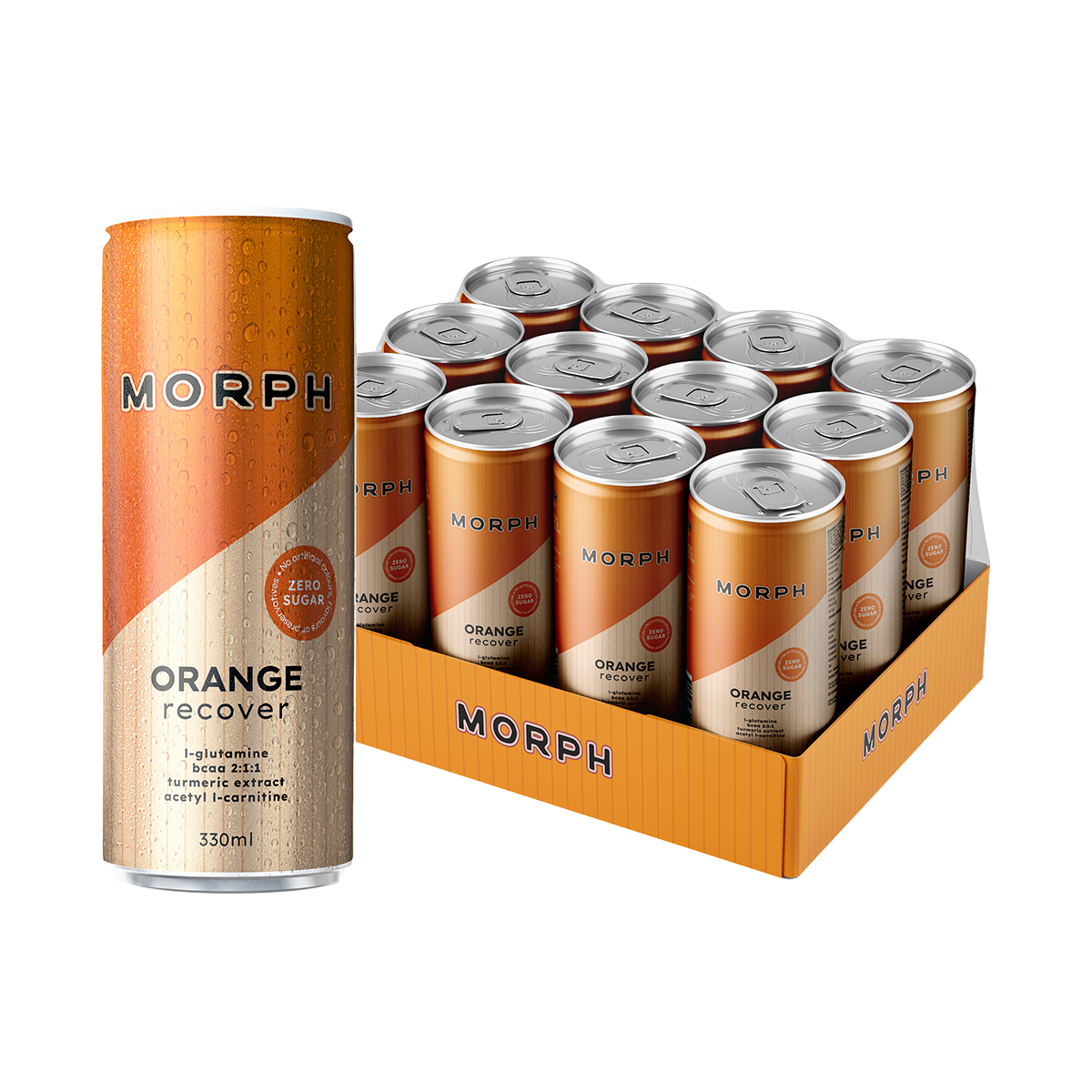 Morph Recover - Orange - 12x330ml