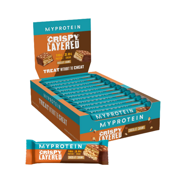 MyProtein Layered Bar - Chocolate Peanut Pretzul - 12 x 60g