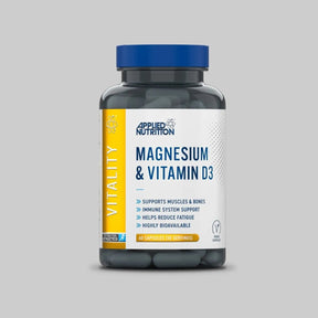 Applied Nutrition Magnesium + Vitamin D3 - 60 Caps