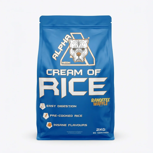 Alpha Neon Cream Of Rice - Banoffee Waffle - 2kg