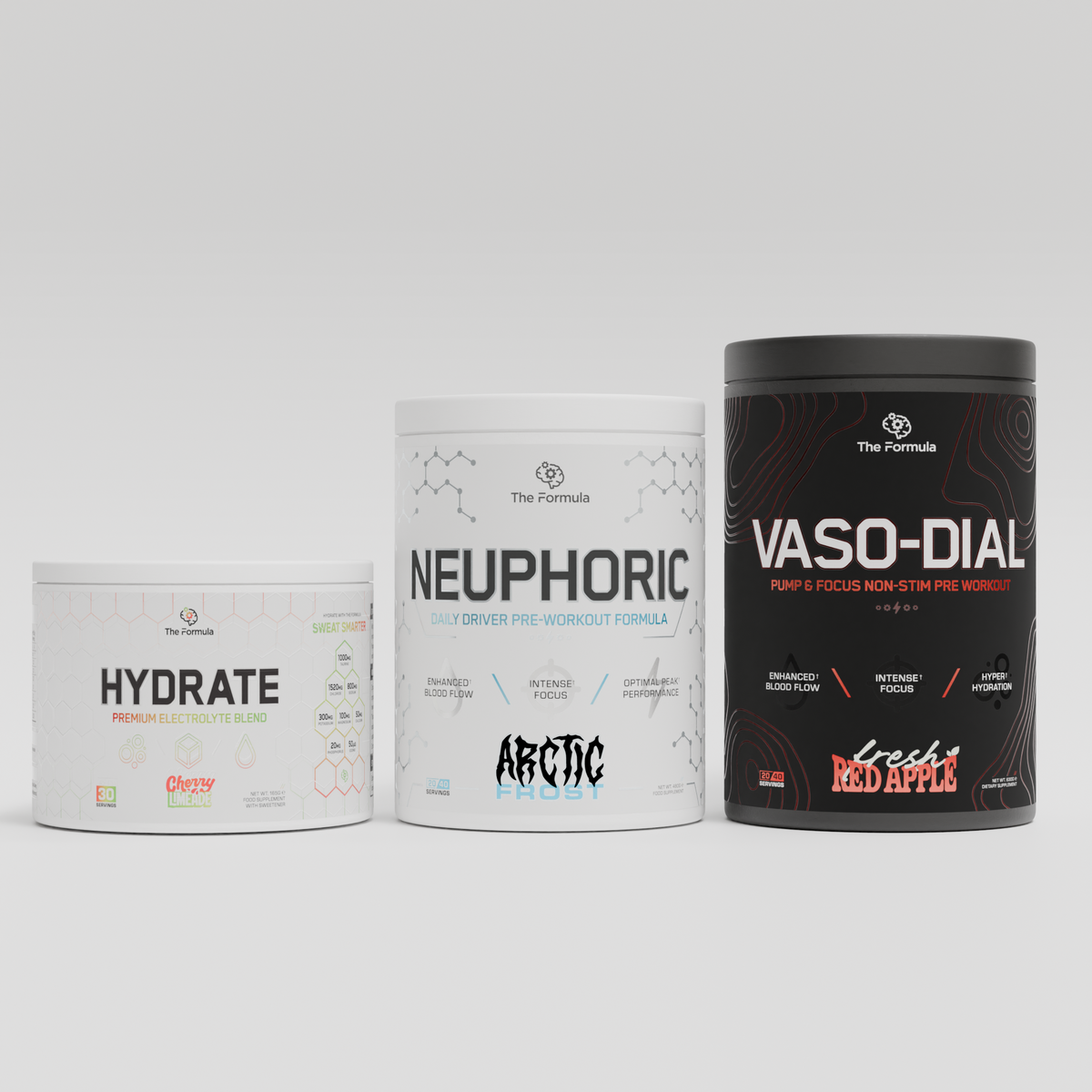 The Formula HYDRATE Science Backed Electrolytes - Kiwi Raspberry - 180g