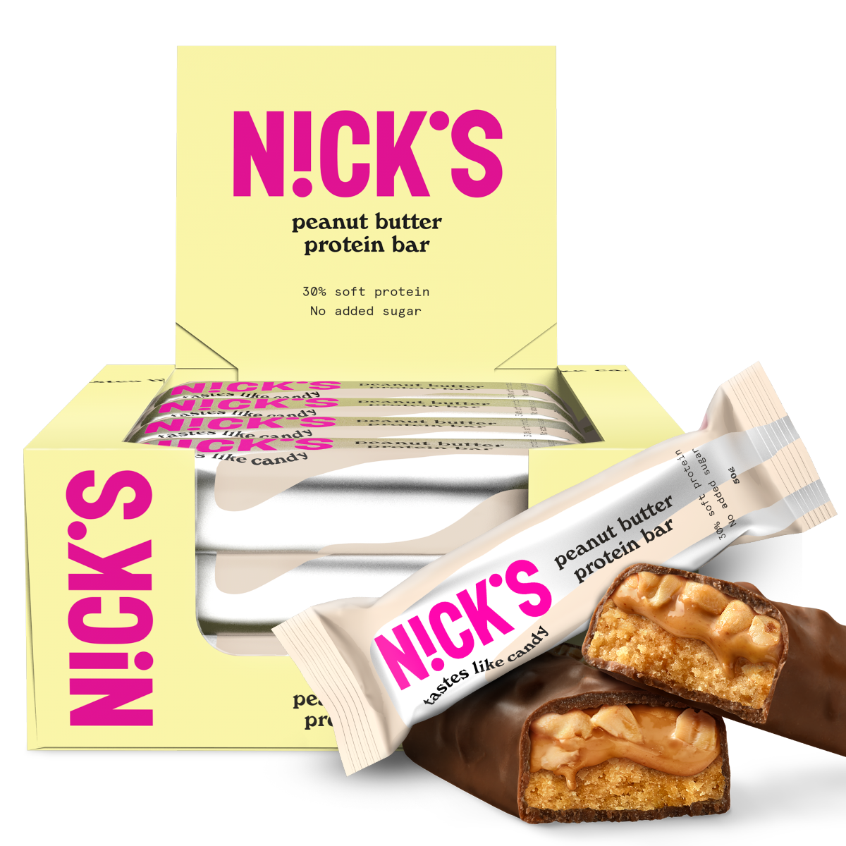 NICK'S Protein Bar - Dulce De Leche - 12x50g