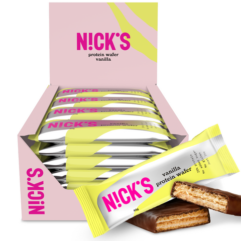NICK'S Protein Wafer - Peanut Butter - 24x40g