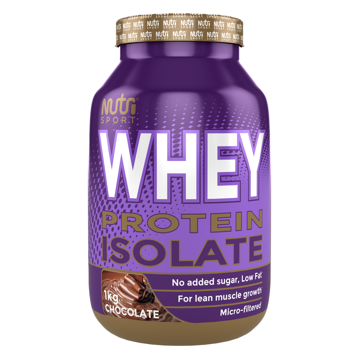 NutriSport Whey Protein Isolate - Raspberry - 1kg