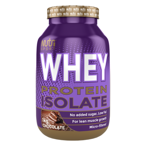 NutriSport Whey Protein Isolate - Raspberry - 1kg