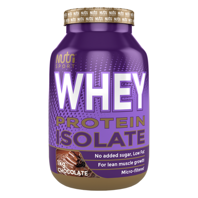 NutriSport Whey Protein Isolate - Raspberry - 1kg