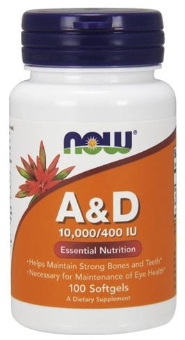 Vitamin A & D - 10000/400 IU - 100 softgels