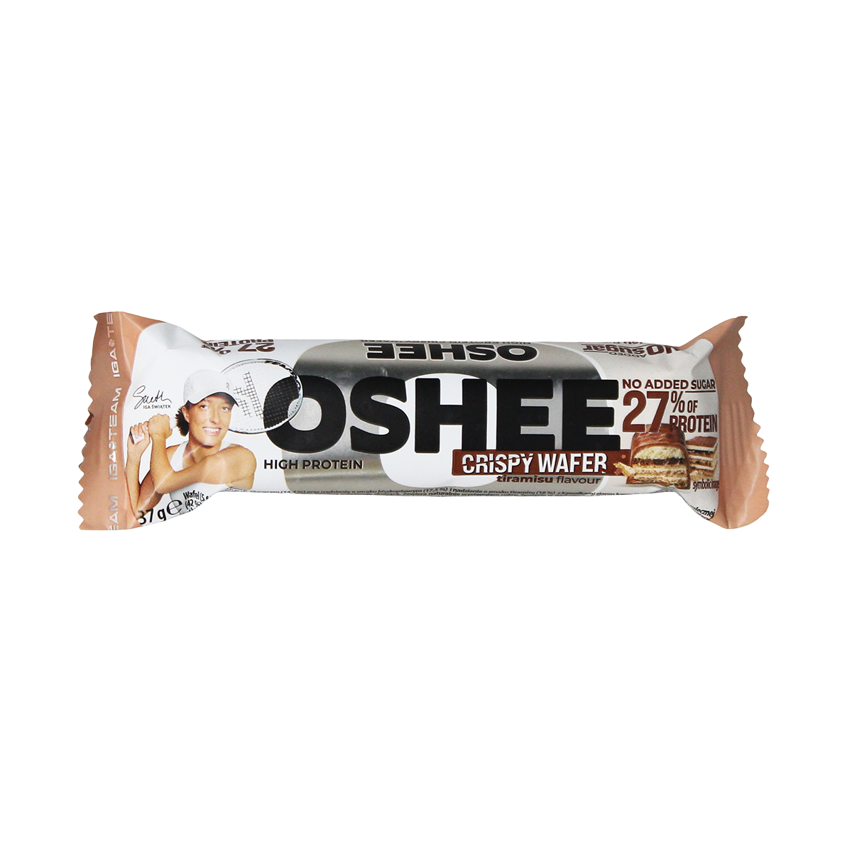 OSHEE Protein Crispy Wafer Bar - Tiramasu - 12x37g