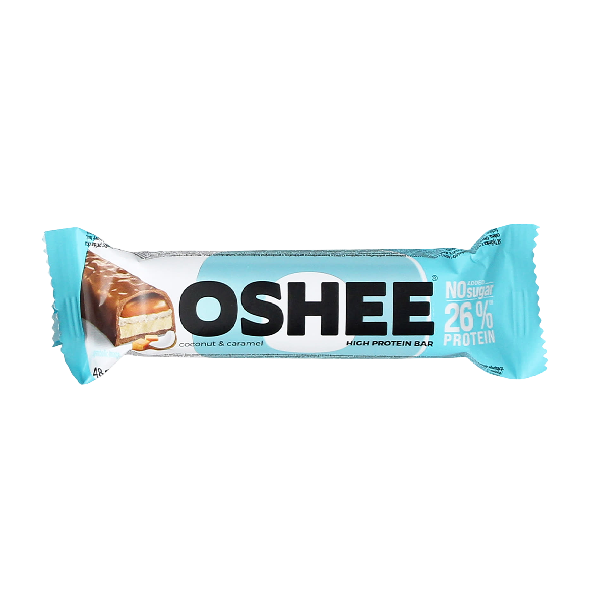 OSHEE Protein Bar - Vanilla + Caramel - 12x49g