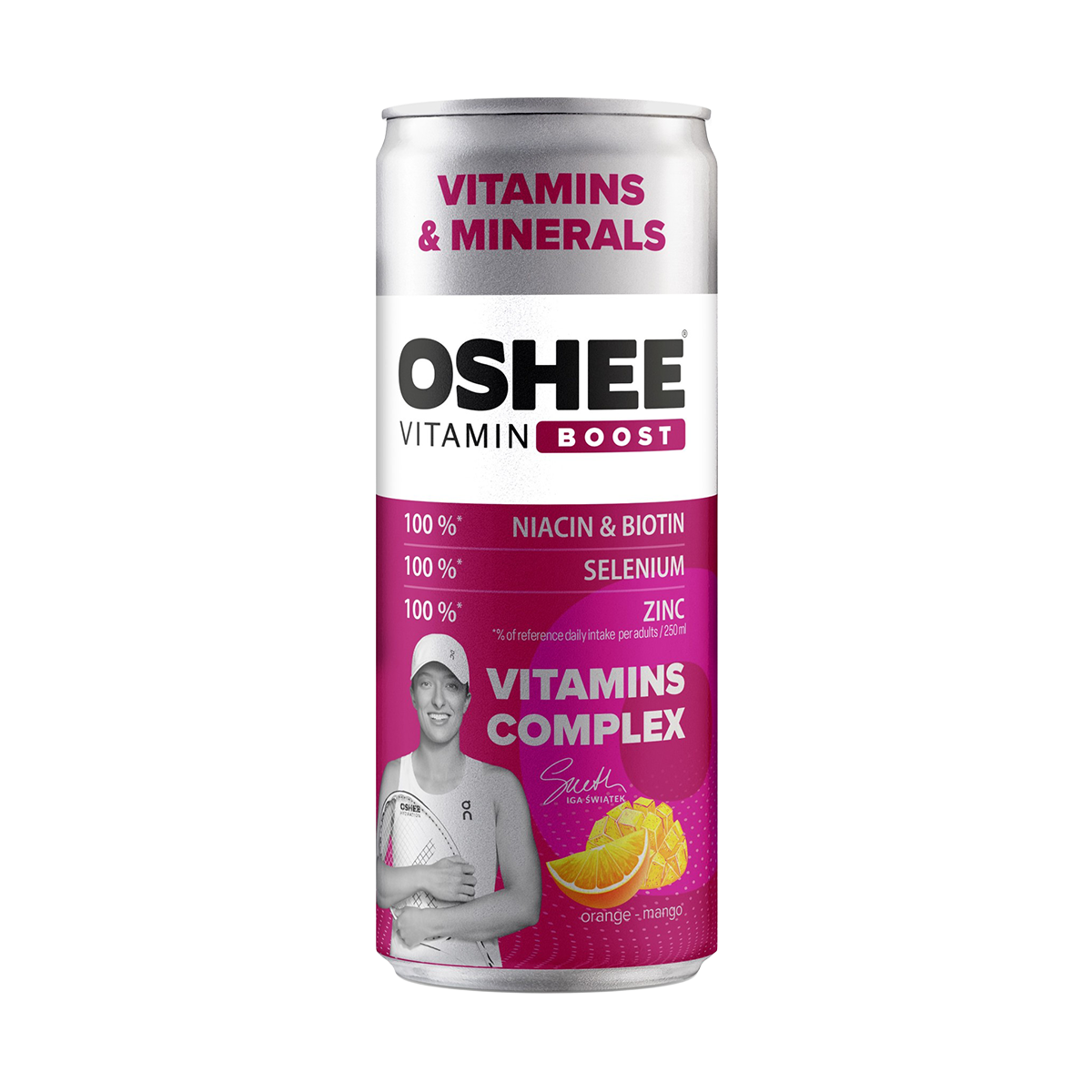 OSHEE Vitamin Boost + Minerals - Orange & Mango - 24x250ml