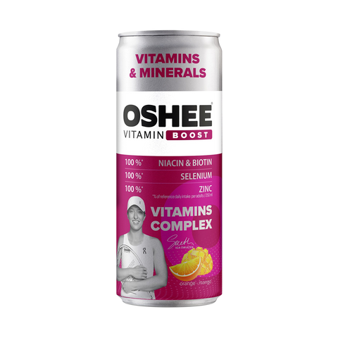 OSHEE Vitamin Boost + Minerals - Orange & Mango - 24x250ml