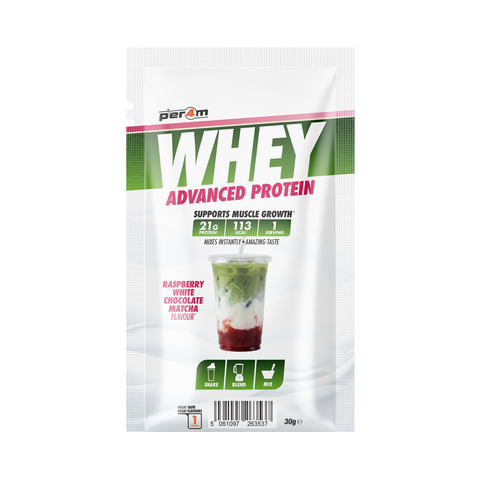 Per4m Advanced Whey Protein Sachet - Raspberry White Chocolate Matcha - 30g
