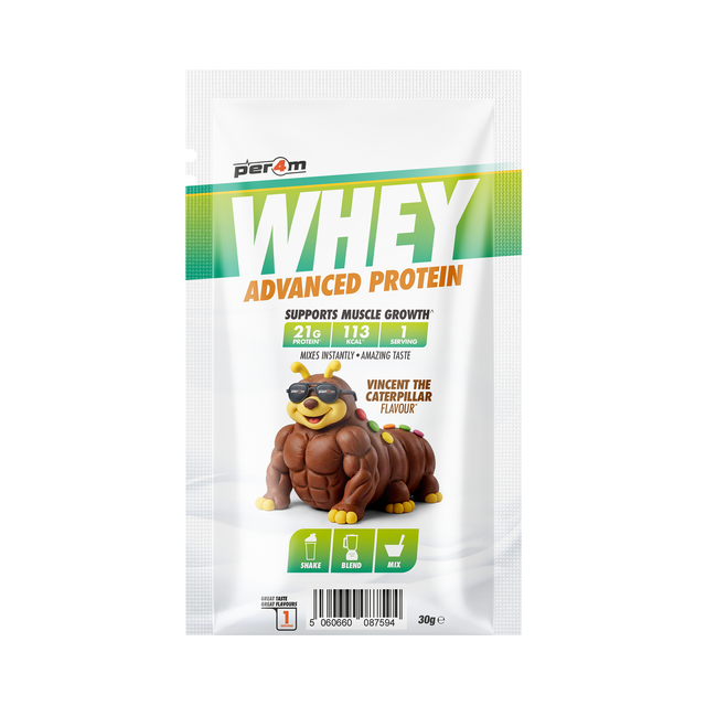 Per4m Advanced Whey Protein Sachet - Vincent the Caterpillar - 30g