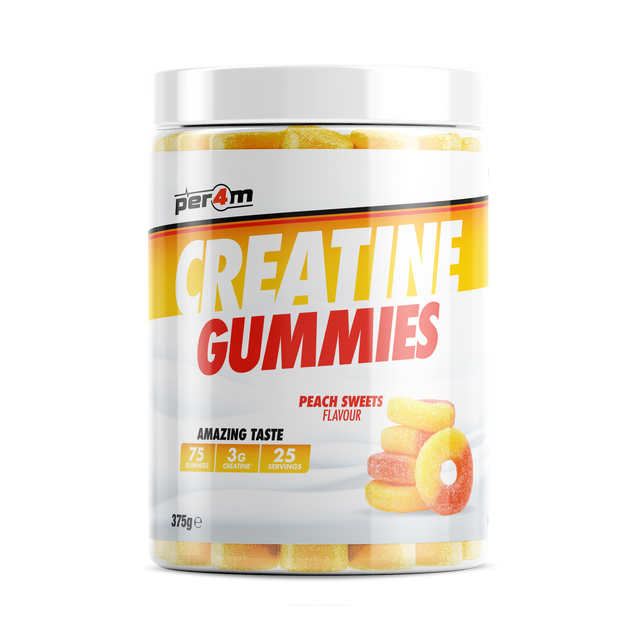Per4m Creatine Gummies - Peach Sweets - 375g