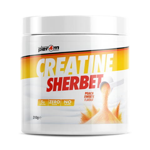 Per4m Creatine Sherbet - Peach Sweets - 93g